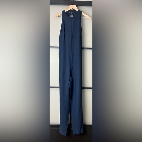 AQ/AQ Navy Robyn Jumpsuit Size 8 - Picture 1 of 8